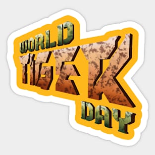 World Tiger Day Sticker